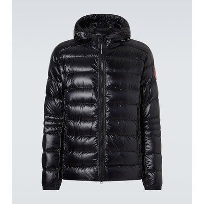 Canada Goose Crofton 连帽羽绒服(黑色)