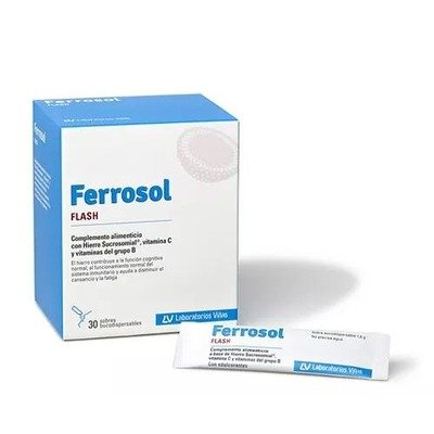 Ferrosol Flash 铁冲剂30包