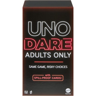 Mattel UNO Dare 成人版卡牌游戏 2-10人 18+