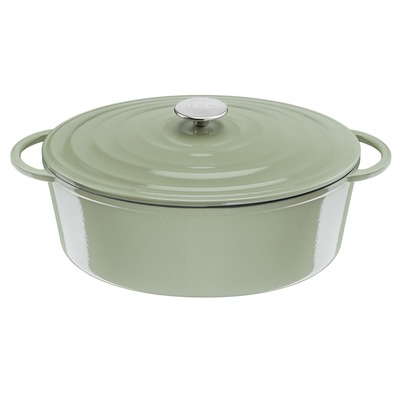 Tefal LOV 34cm 椭圆炖锅(绿色)