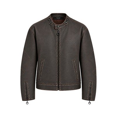 Gucci Cotton-Blend Denim Jacket With Horsebit Detail