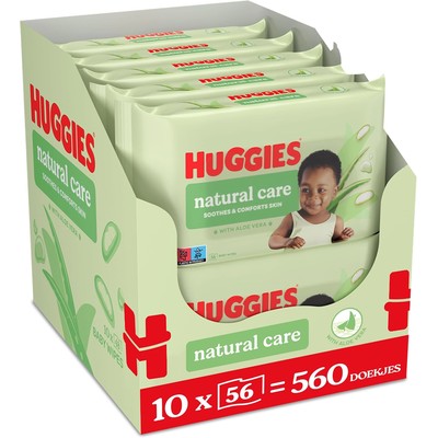 Huggies 好奇 Natural Care 婴儿湿巾 560抽(10×56)