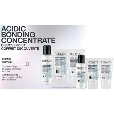 Redken Acidic Bonding护发3件套 洗发水75ml+护发素50ml+免洗护理50ml