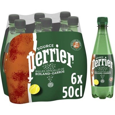Perrier天然气泡矿泉水 500ml×6瓶