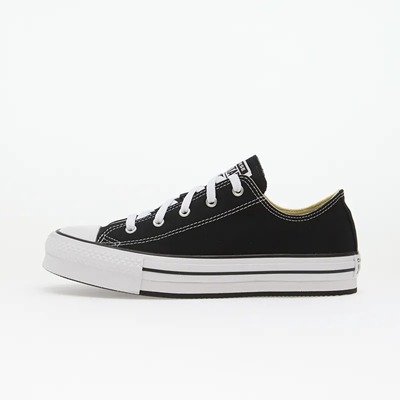Converse 童款Chuck Taylor All Star Eva Lift Ox黑白低帮厚底鞋｜1双