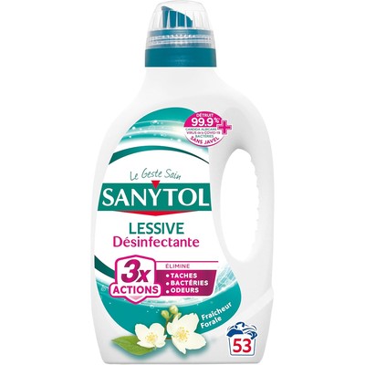 Sanytol 消毒洗衣液 白花香 2,65L