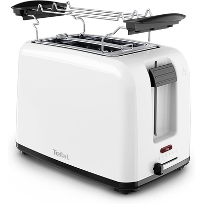 Tefal 特福 Vita 双槽烤面包机 带暖包架 白色 TT1A21E0