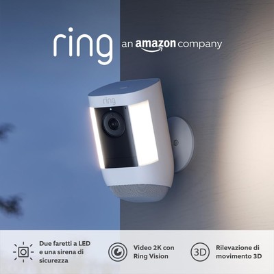 Ring Spotlight Cam Pro 电池款户外摄像头