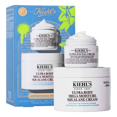 Kiehl's 科颜氏 Ultra Body 角鲨烷保湿身体霜 + 高保湿面霜 套装