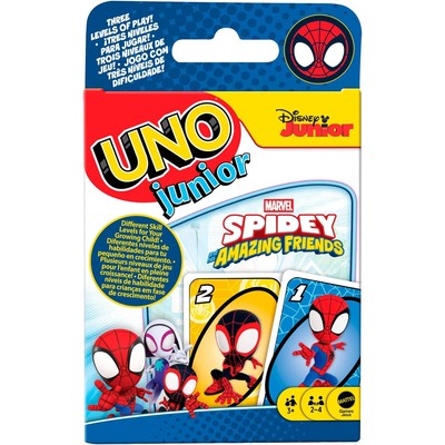 Mattel Games UNO Junior 漫威小蜘蛛和他的神奇朋友