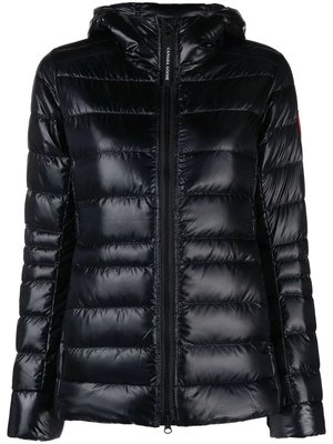 Canada Goose Cypress 黑色连帽羽绒服