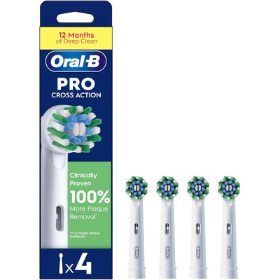 Oral-B Pro Cross Action 替换刷头(4 支)