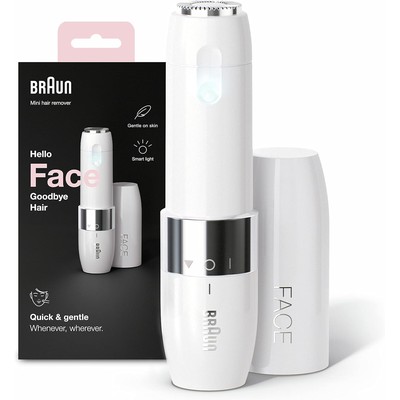 Braun 博朗 FS1000 女士迷你面部脱毛器 白色