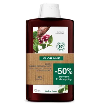 KLORANE 金鸡纳防脱洗发水 2x400ml