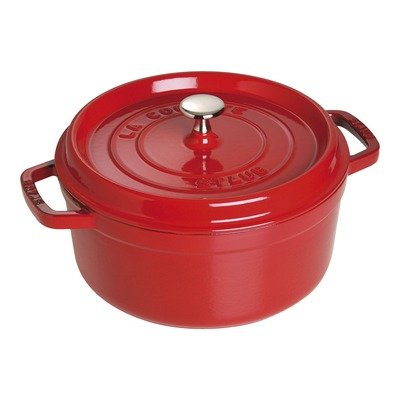Staub La Cocotte樱桃红24cm铸铁锅
