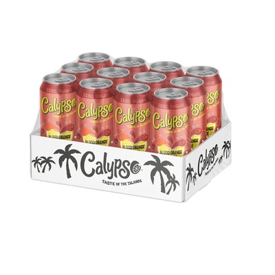 CALYPSO 血橙零糖汽水 12×33cl