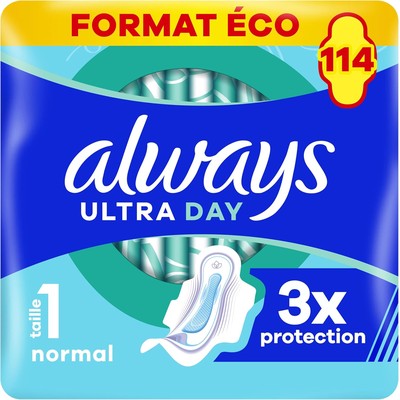 Always Ultra 1 号日用卫生巾 114 片