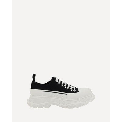 Alexander McQueen Tread Slick黑白厚底鞋
