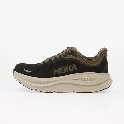 HOKA Bondi 9跑鞋 Black/River Rock Grey