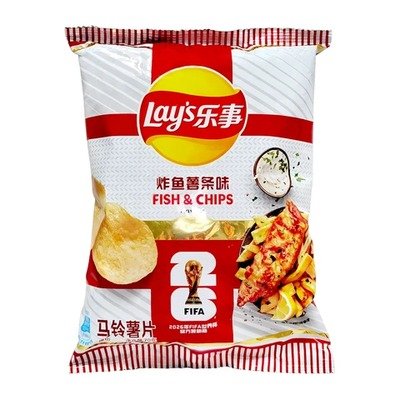乐事炸鱼薯条味薯片70g