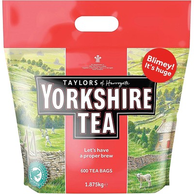 Yorkshire Tea 约克郡红茶 600包 1.875kg