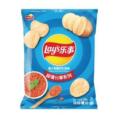 乐事 意式红烩味薯片 135g