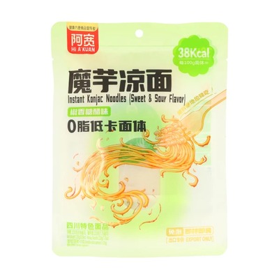 白家阿宽 魔芋凉面 194g