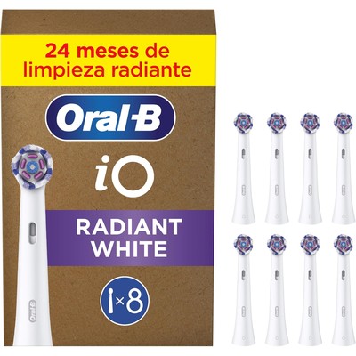 欧乐B Oral-B iO Radiant White 亮白替换刷头 8支装