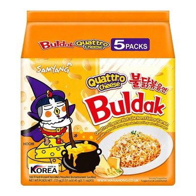 三养火鸡面四重芝士味5包装 5×145g|1件