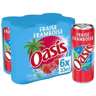 Oasis 草莓果味饮料 6×330ml(新客App价)