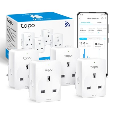 Tapo TP11 WiFi 智能插座 4件装(带电量监测)