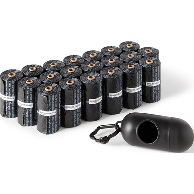 Amazon Basics 宠物拾便袋 300只 带分装器