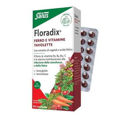 Floradix 铁与维生素 84片