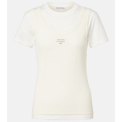 Acne Studios 标志棉混纺层叠T恤｜1件