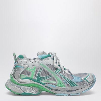 巴黎世家 Runner 运动鞋（灰绿蓝配色）