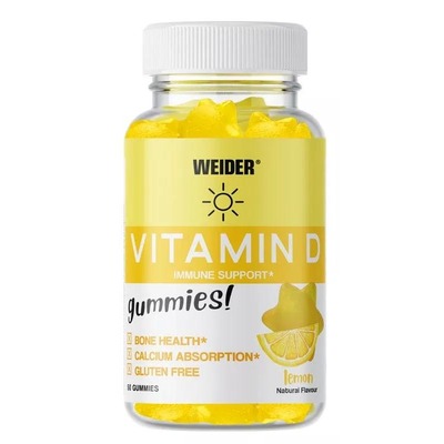 Weider Vitamin D 柠檬味软糖 50 粒