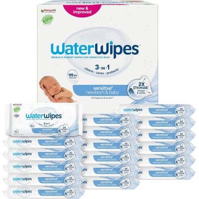 WaterWipes 唯帕丝 Sensitive+ 新生儿婴儿湿巾 12包（共720片）