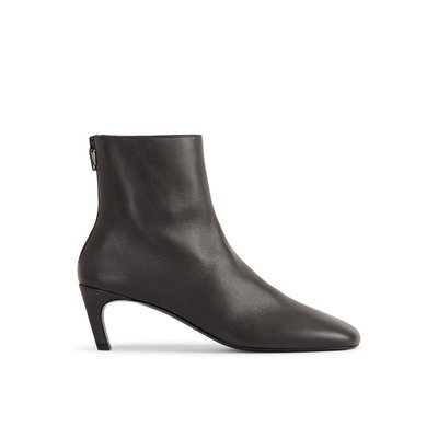 Toteme NAPPA MID-HEEL BOOTS BARK