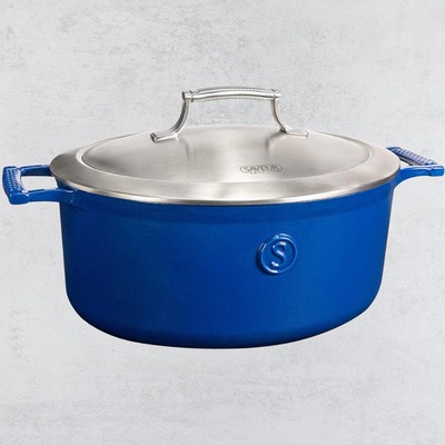 SAVEUR Selects 椭圆珐琅铸铁锅 5.7L（30cm）