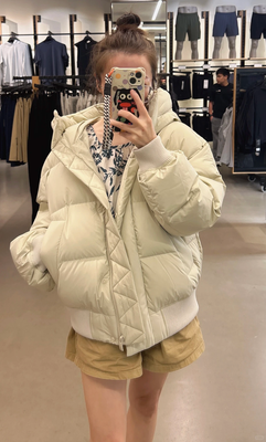 Wunder Puff 飞行员夹克式羽绒服