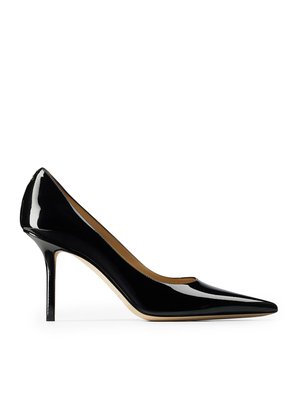 Jimmy Choo 漆皮JC标志Decollete高跟鞋