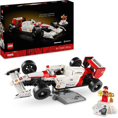 乐高 Icons McLaren MP4/4 en Ayrton Senna 10330
