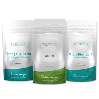 复合维生素+Omega-3+益生菌补剂(共3袋)3个月量
