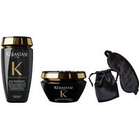 卡诗 黑钻洗发水250ml+发膜200ml+眼罩套组