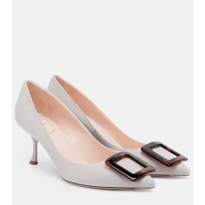 Roger Vivier Viv' in The City 麂皮高跟鞋｜1双