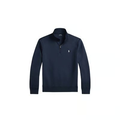 Polo Ralph Lauren Double-Knit Quarter-Zip 藏蓝卫衣
