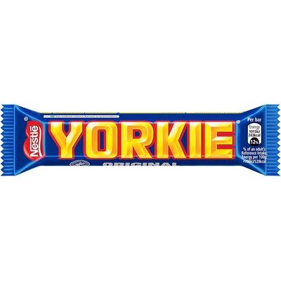 Yorkie牛奶巧克力棒46g×24条£12,结算自动减价