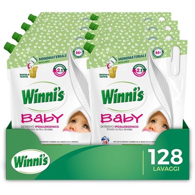 Winni's Lavatrice Baby Ipoallergenico 洗衣液 128 次/颗