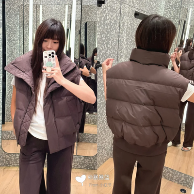 女士 Wunder Puff 无袖羽绒服