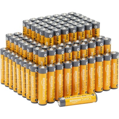 Amazon Basics AAA 碱性电池 1.5V 100 节装